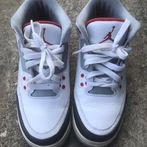 Fire Red Jordan 3’s